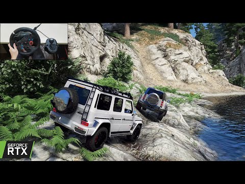 GTA 5 - Brabus D35 Adventure Off-road with Land Rover Defender