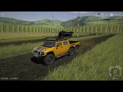 Farming Simulator 2019 mods Hummer 6x6 (with snow plow)